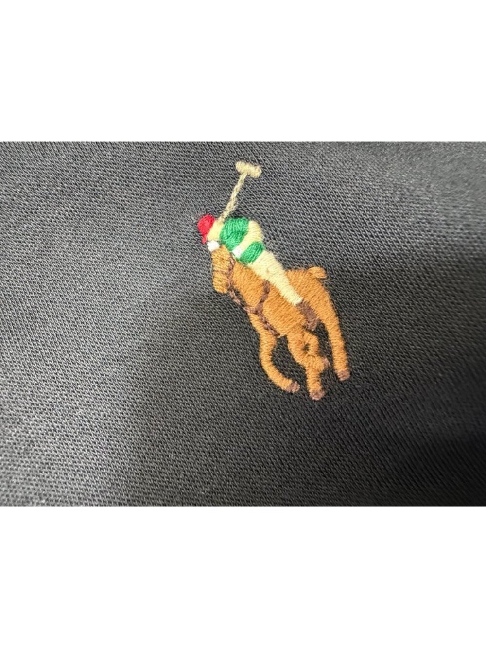 Polo Ralph Lauren Shirt 4XLT Big & Tall Long Sleeve Flesh Pony Black Preppy - Picture 4 of 8